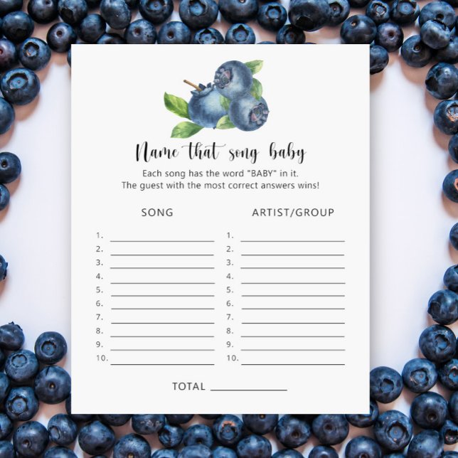 Blueberry - Gissa låten baby (Skapare uppladdad)