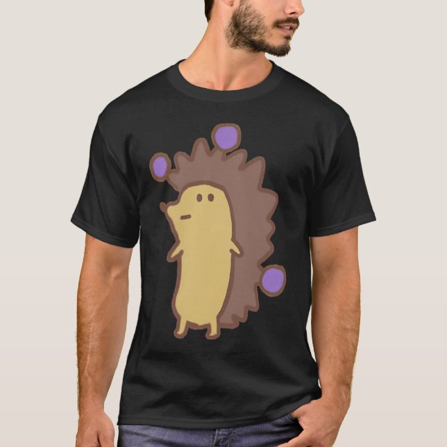 Blueberry Hedgehog T Shirt (Framsida)