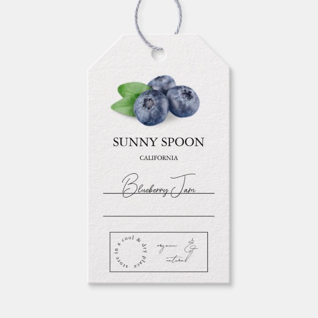 Blueberry Hopp Märkre Presentetikett (Framsidan)