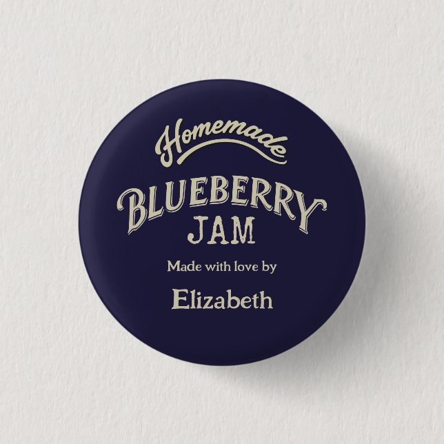 Blueberry Jam Knapp (Framsida)