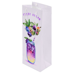 Blueberry Juice Coola Drink Vin Gift Bag