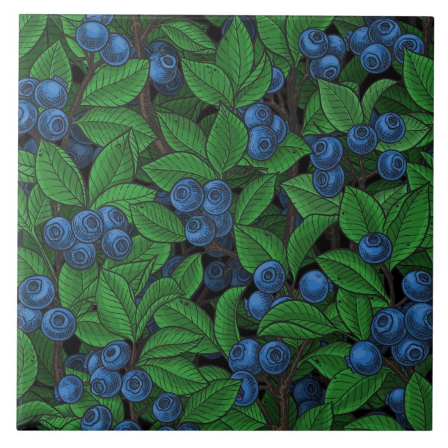 Blueberry Kakelplatta (Framsidan)