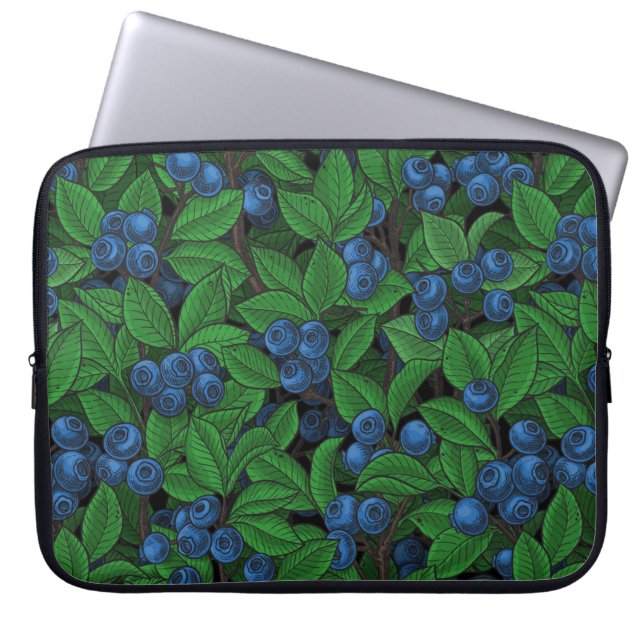 Blueberry Laptop Fodral (Framsidan)