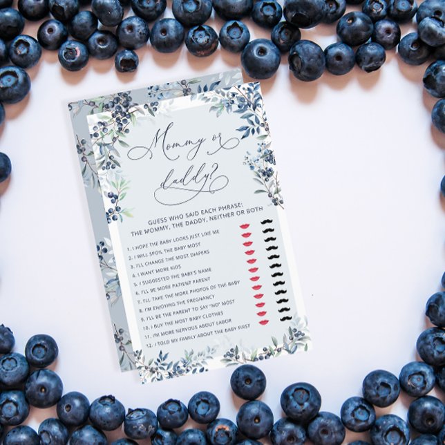 Blueberry Mamma eller Baby Shower Game (Skapare uppladdad)