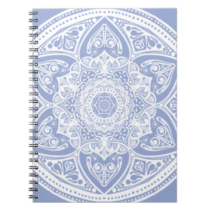 Blueberry Mandala Anteckningsbok Med Spiral