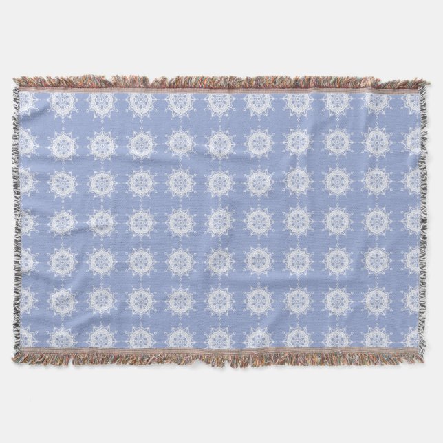 Blueberry Mandala Filt (Framsidan)