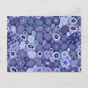 Blueberry Millefiori Vykort