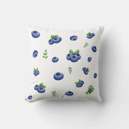 Blueberry Mönster Kudde