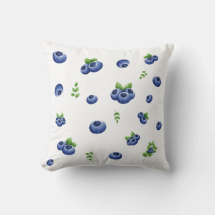 Blueberry Mönster Kudde