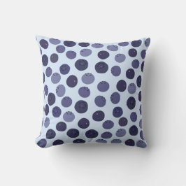 Blueberry Mönster Kudde