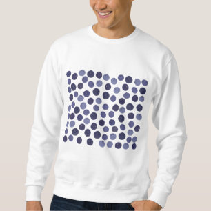 Blueberry Mönster Lång Ärmad Tröja