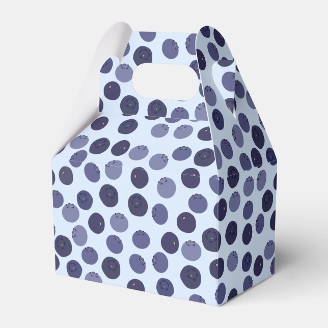 Blueberry Mönster Presentaskar (Framsidan Sidan)