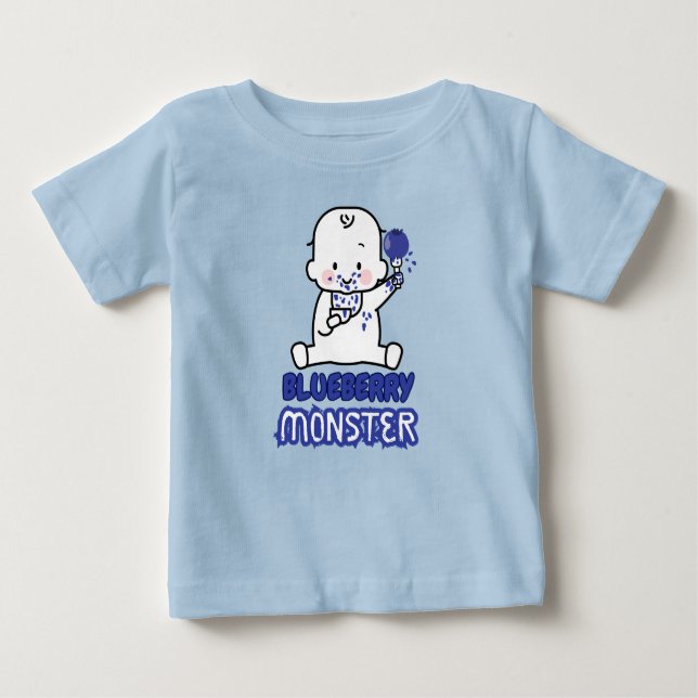 Blueberry Monster T Shirt (Framsida)