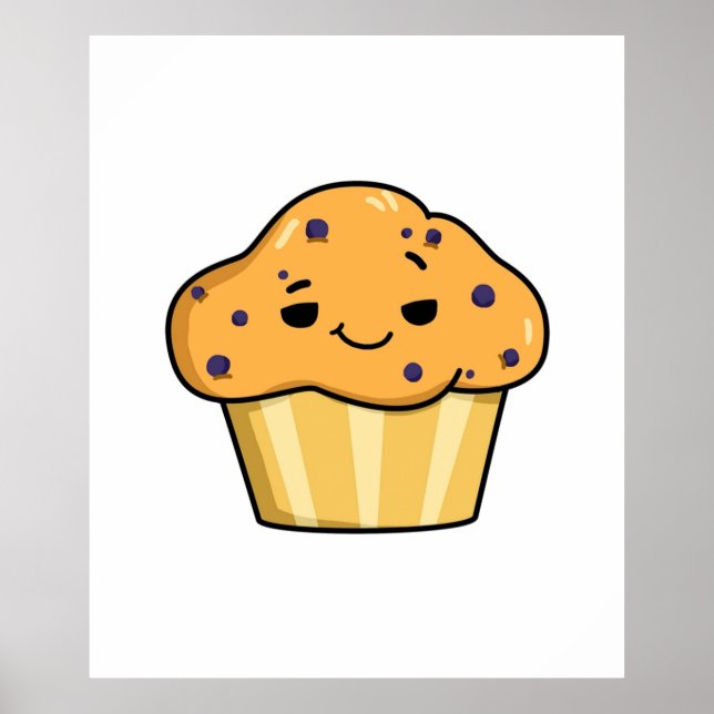 Blueberry Muffin Poster (Framsidan)