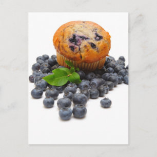 Blueberry Muffin Vykort