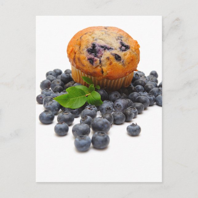 Blueberry Muffin Vykort (Framsida)