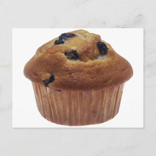 Blueberry Muffin Vykort (Framsida)