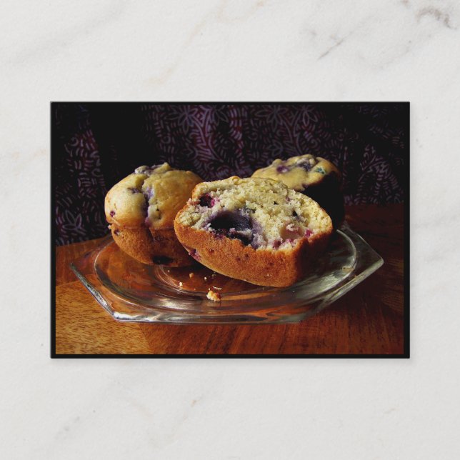 Blueberry Muffins ATC Visitkort (Framsida)