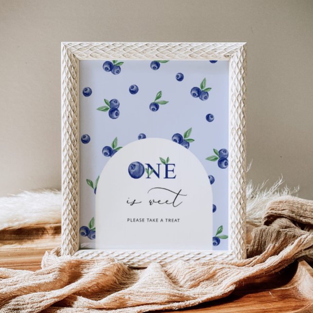 Blueberry one är söt, ta bort födelsedagen poster (Skapare uppladdad)