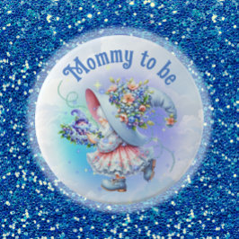 Blueberry Önskemål Gnome Kisses Bash Button Knapp