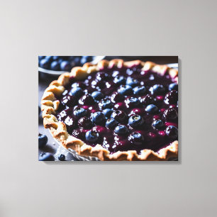 Blueberry Paj Canvastryck