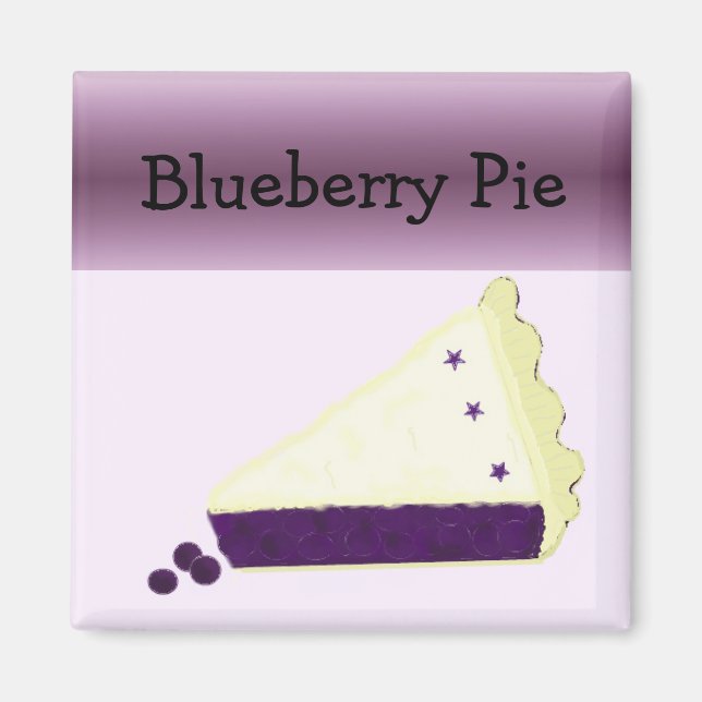 Blueberry Paj Magnet (Framsidan)