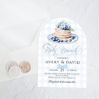 Blueberry Pancake Baby Brunch Baby Shower Boy