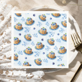 Blueberry Pancake Baby Brunch Baby Shower Pappersservett