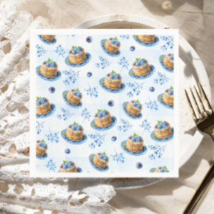 Blueberry Pancake Baby Brunch Baby Shower Pappersservett