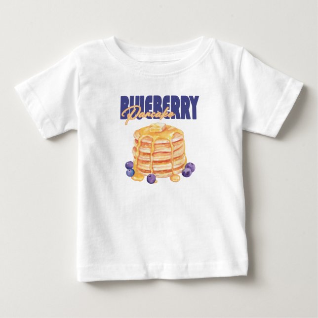Blueberry Pancake Brunch T Shirt (Framsida)