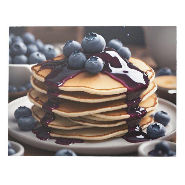 Blueberry Pancakes Anteckningsblock (Framsida)