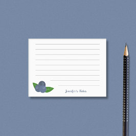 Blueberry Post-it Block