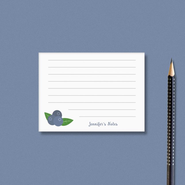 Blueberry Post-it Block (Blueberry Post-it Notes)