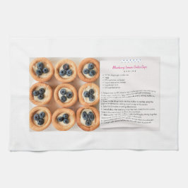 Blueberry Recipe Towel Kökshandduk