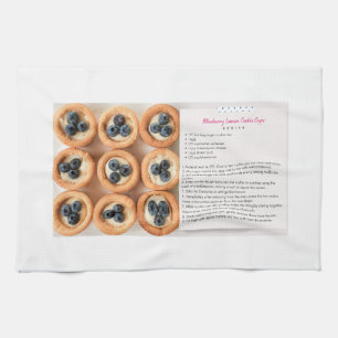 Blueberry Recipe Towel Kökshandduk