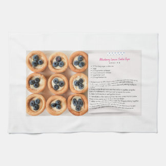 Blueberry Recipe Towel Kökshandduk