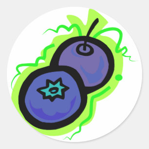 Blueberry Runt Klistermärke