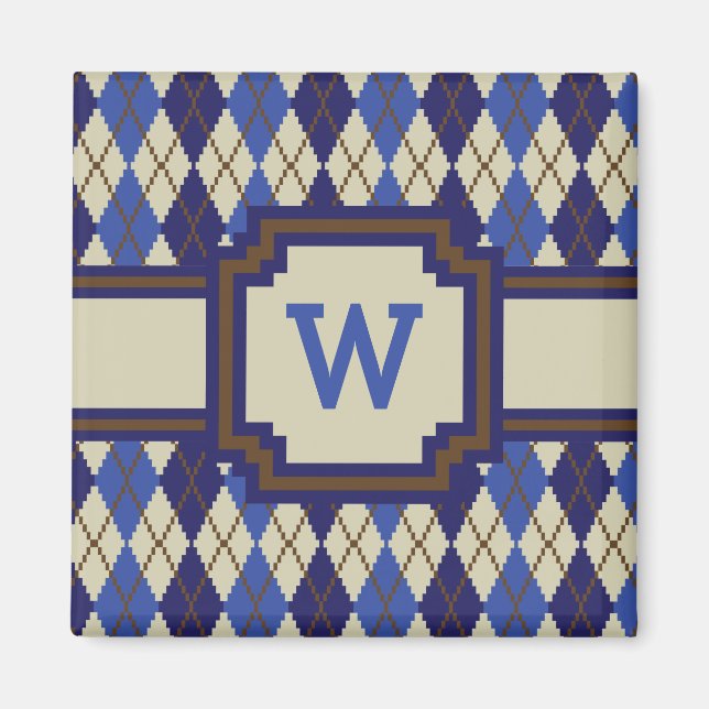 Blueberry Scone Argyle Magnet (Framsidan)