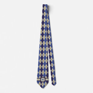 Blueberry Scone Argyle Manarna 2 Neck Tie Slips