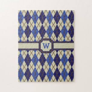 Blueberry Scone Argyle Puzzle Pussel