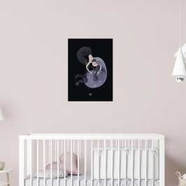 BLUEBERRY SEAHORSE av Alexandra Dikaia Poster