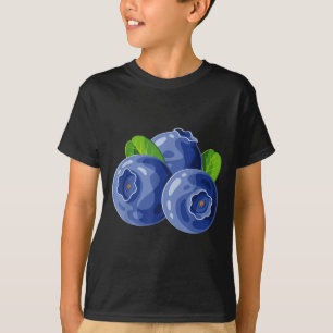 Blueberry Shirt Vuxen Manar Women Kids Blueberry C T