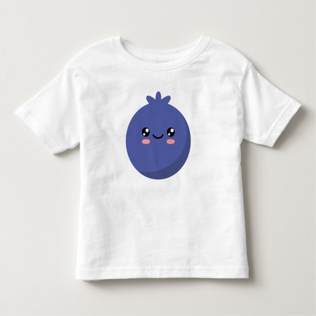 Blueberry Småbarn T-shirt (Framsida)