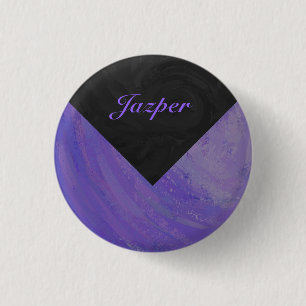 Blueberry Smear och Black Monogram Knapp
