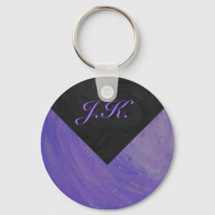 Blueberry Smear och Black Monogram Nyckelring