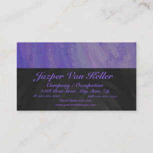 Blueberry Smear och Black Monogram Visitkort