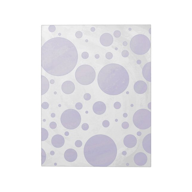 Blueberry Smear Polka Dot Anteckningsblock (Roterad)