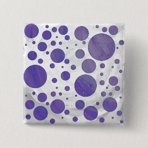 Blueberry Smear Polka Dot Knapp
