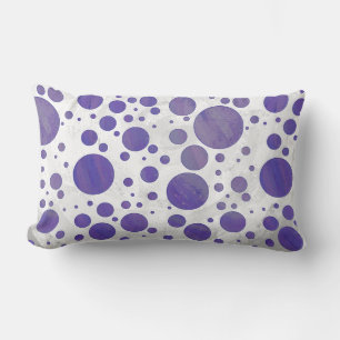 Blueberry Smear Polka Dot Lumbarkudde