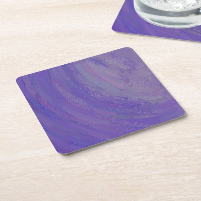 Blueberry Smear Underlägg Papper Kvadrat (Vinklad)